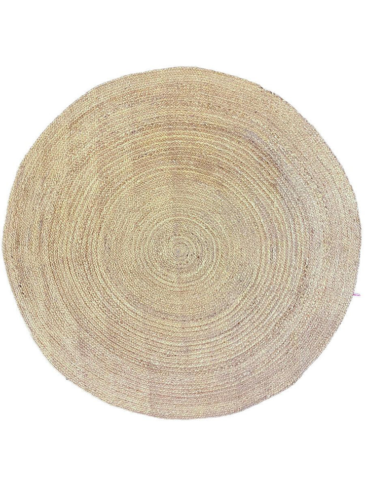 Round Jute Rug - Size: 5 x 5 - Imam Carpet Co