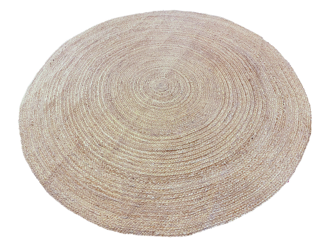 Round Jute Rug - Size: 5 x 5 - Imam Carpet Co