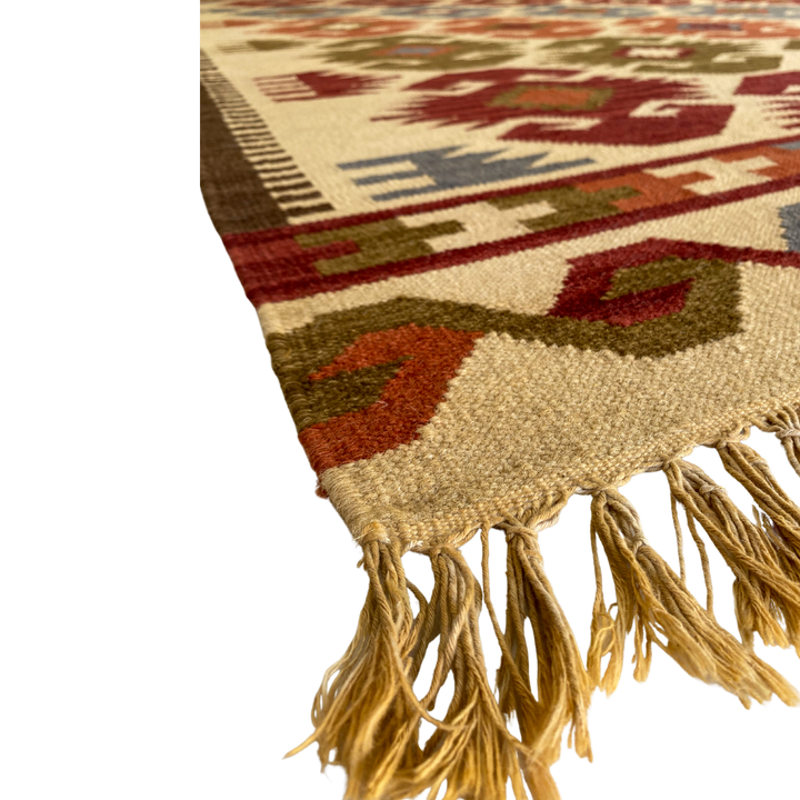 Afghani Chobi Kilim - Size: 9.3 x 6.4 - Imam Carpet Co