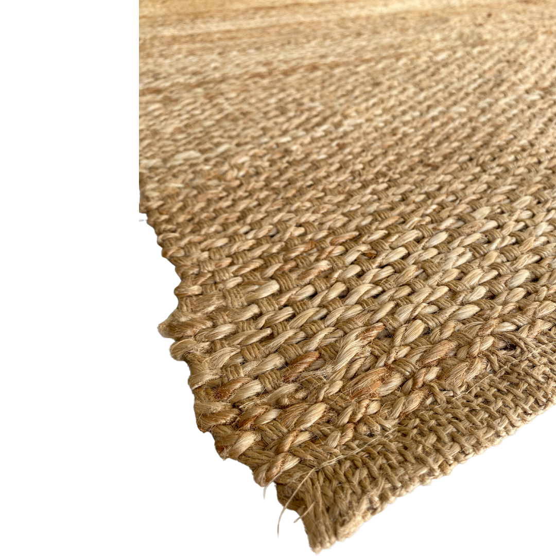 Natural Jute Rug - Size: 6.5 x 4.7 - Imam Carpet Co