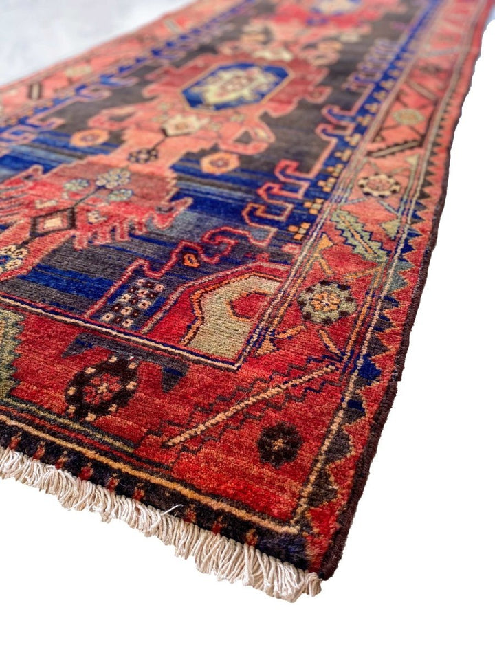 Abrush Tribal Runner - Size: 9.5 x 3.3 - Imam Carpet Co