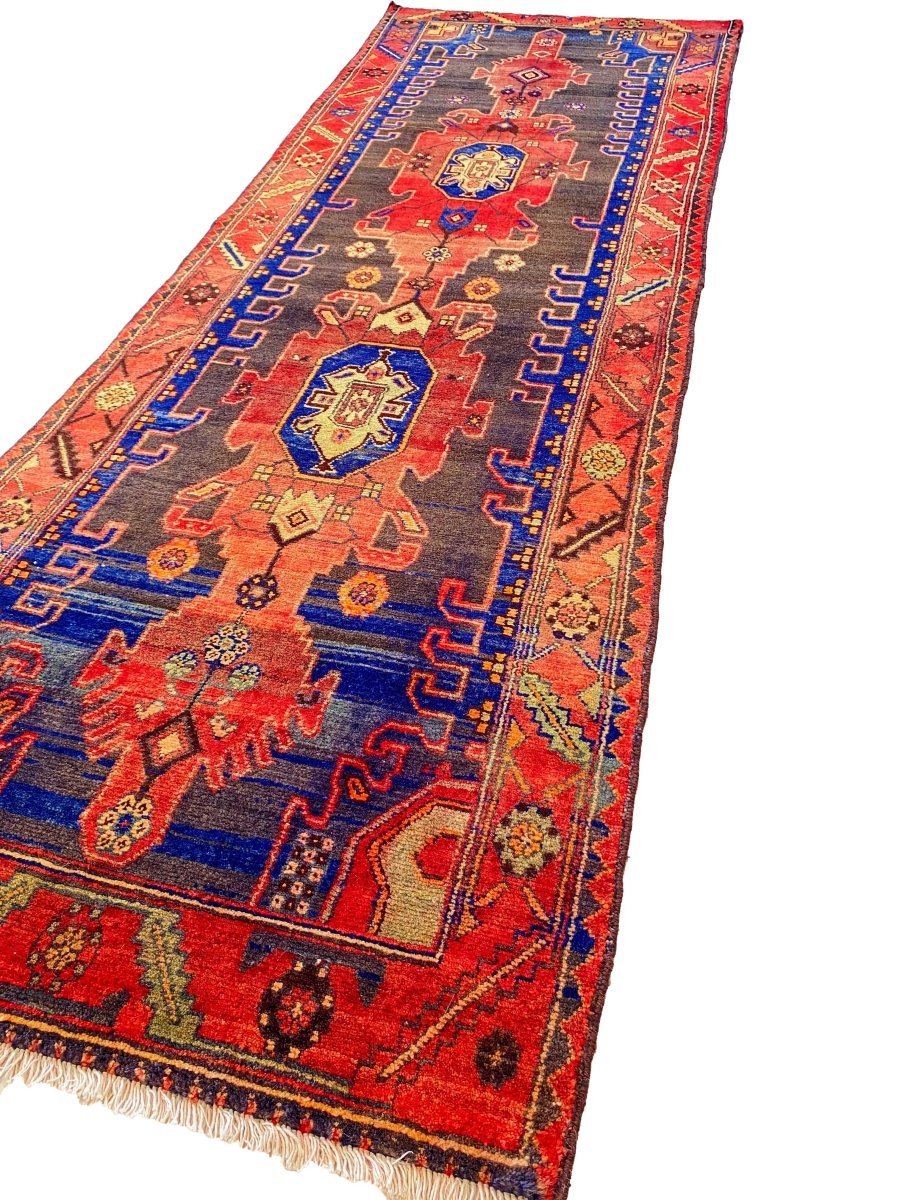 Abrush Tribal Runner - Size: 9.5 x 3.3 - Imam Carpet Co