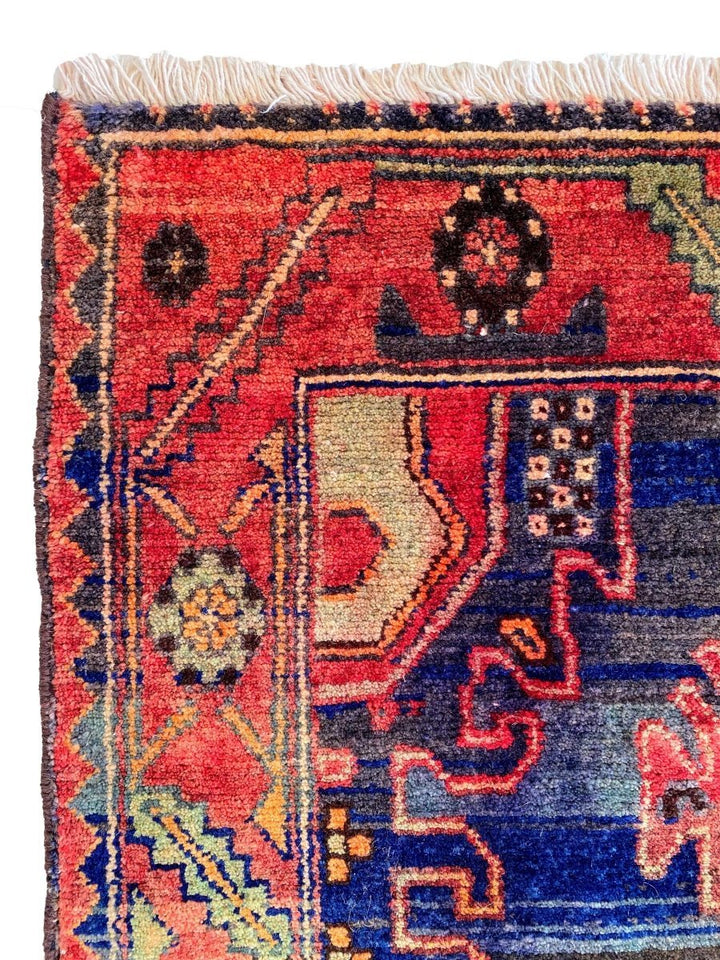 Abrush Tribal Runner - Size: 9.5 x 3.3 - Imam Carpet Co