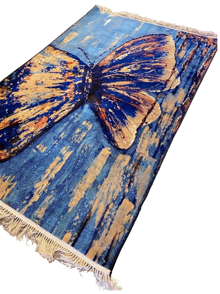 Abstract Butterfly Modern Rug - Size: 7.3 x 4.10 - Imam Carpets - Online Shop