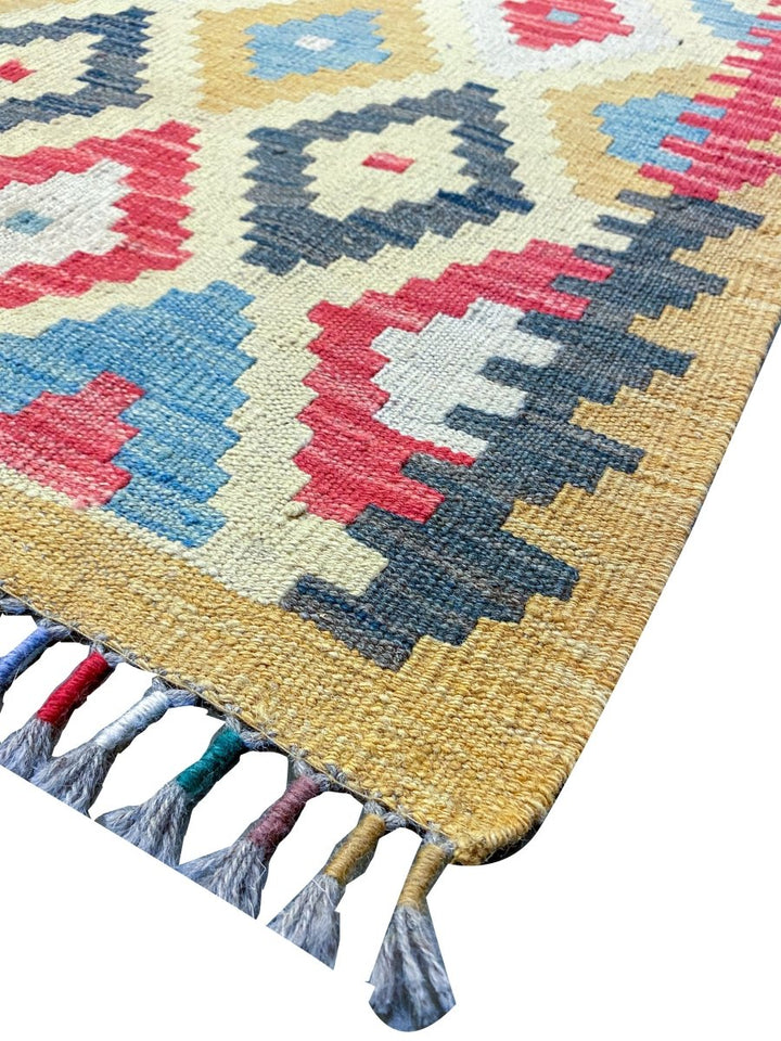 Afghani Chobi - 5.10 x 4.2 - Handmade Kilim - Imam Carpets - Online Shop