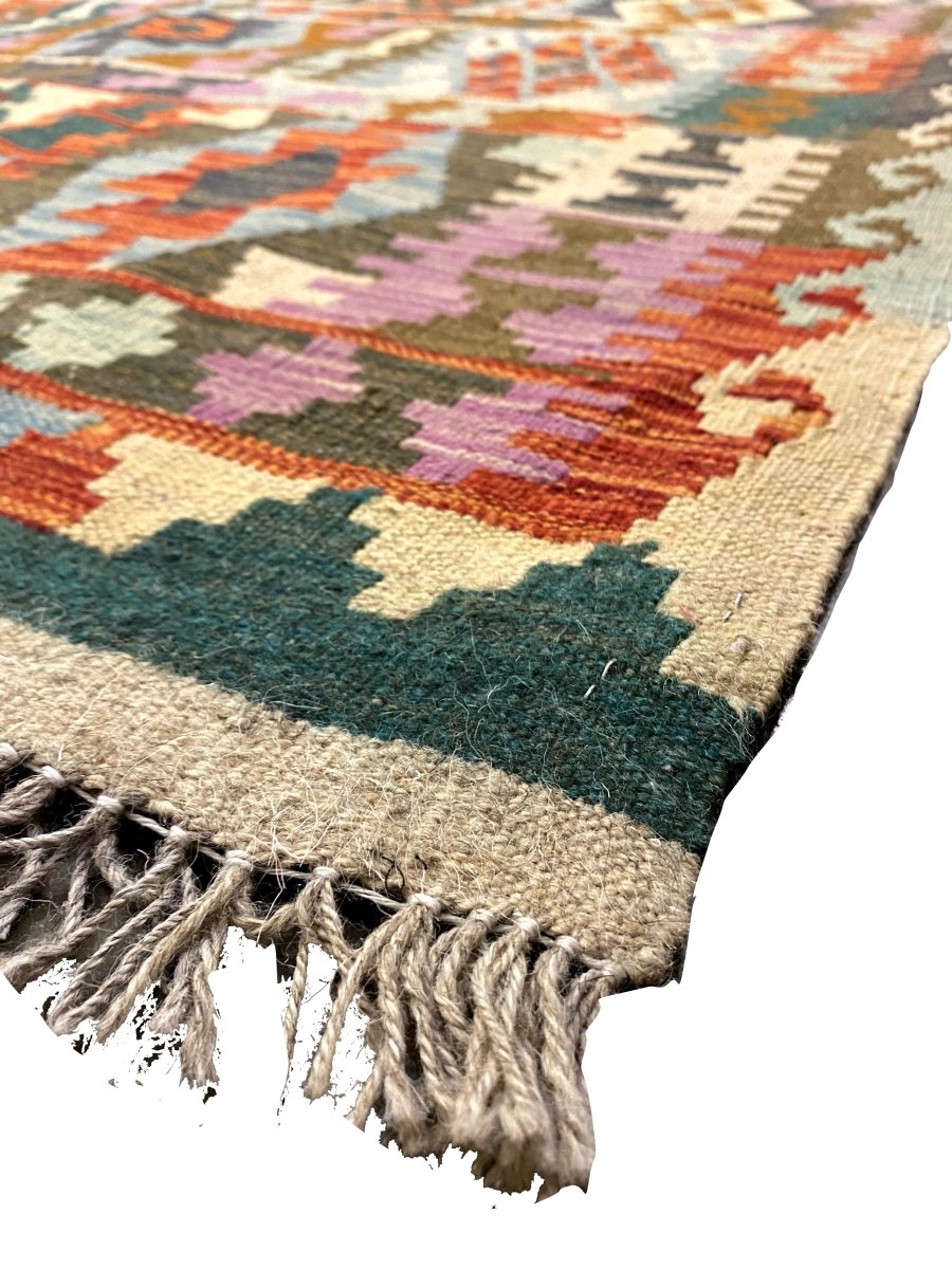 Afghani Chobi Kilim - Size: 9.10 x 6.7 - Imam Carpets - Online Shop