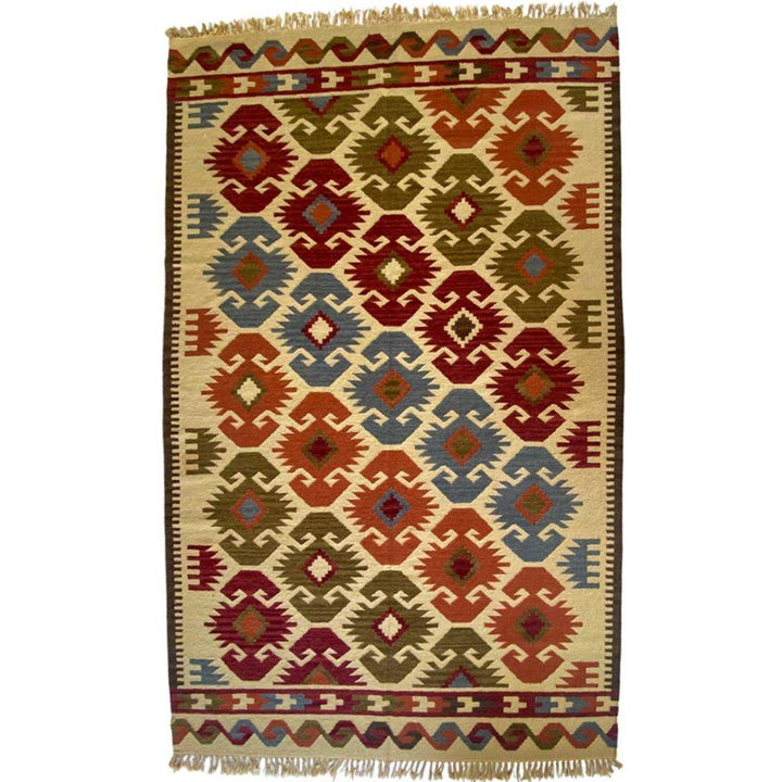 Afghani Chobi Kilim - Size: 9.3 x 6.4 - Imam Carpets - Online Shop