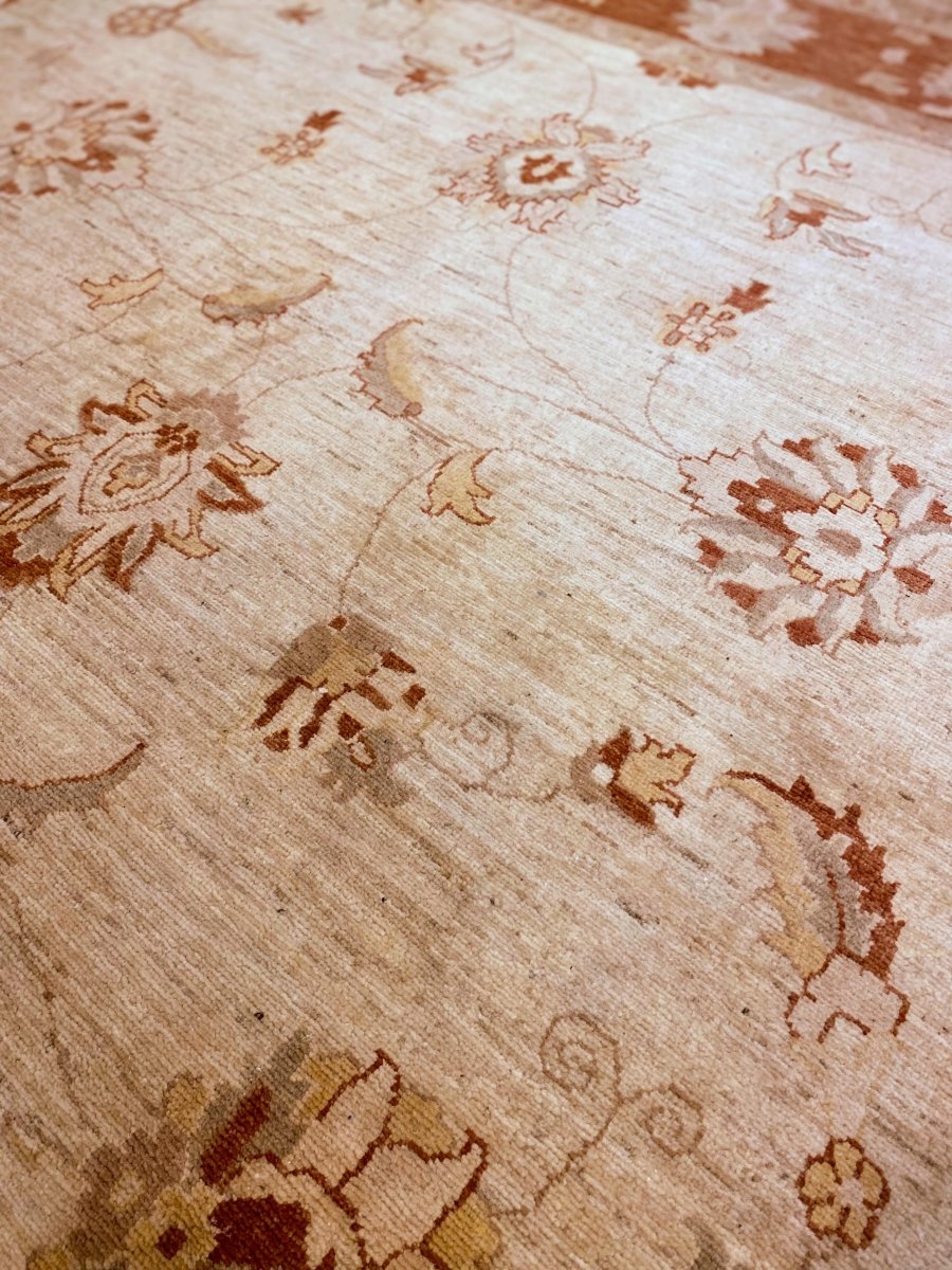 Afghani Chobi Ziegler - Size: 11.4 x 8.10 - Imam Carpets Online Store