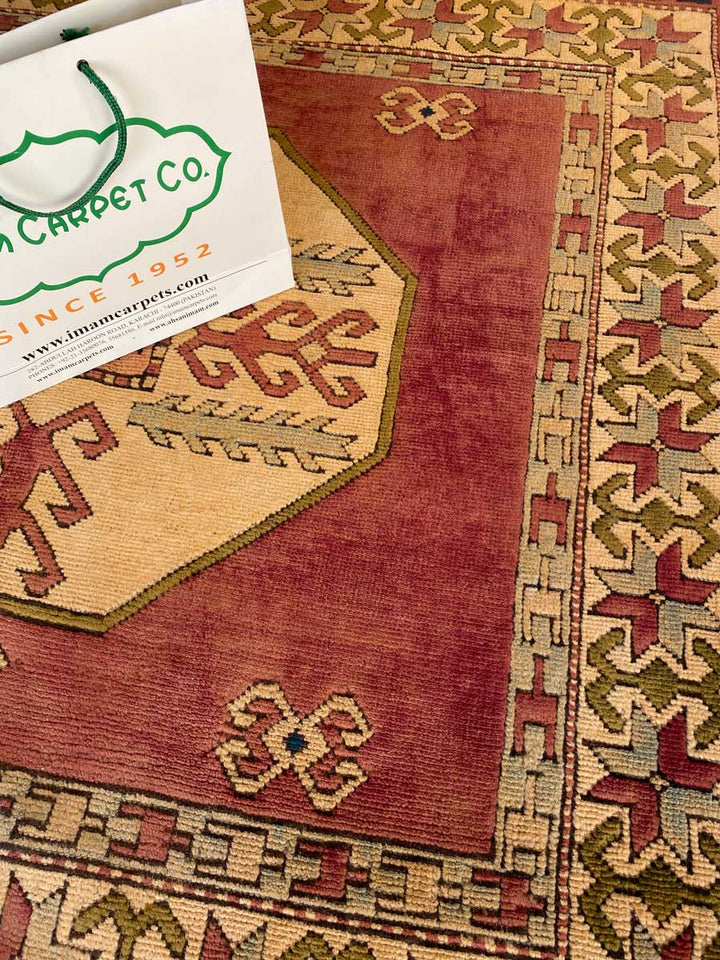 Afghani kargayi Rug - size: 5.6 x 5.3 - Imam Carpet Co. Home