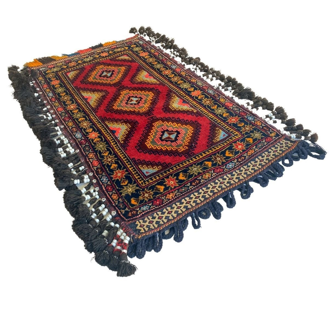 Afghani Pillow Rug - Size: 3.11 x 2.11 - Imam Carpets - Online Shop