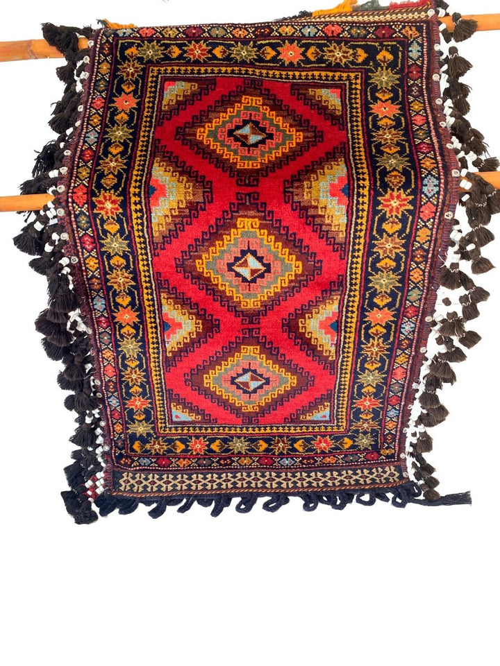 Afghani Pillow Rug - Size: 3.11 x 2.11 - Imam Carpets - Online Shop