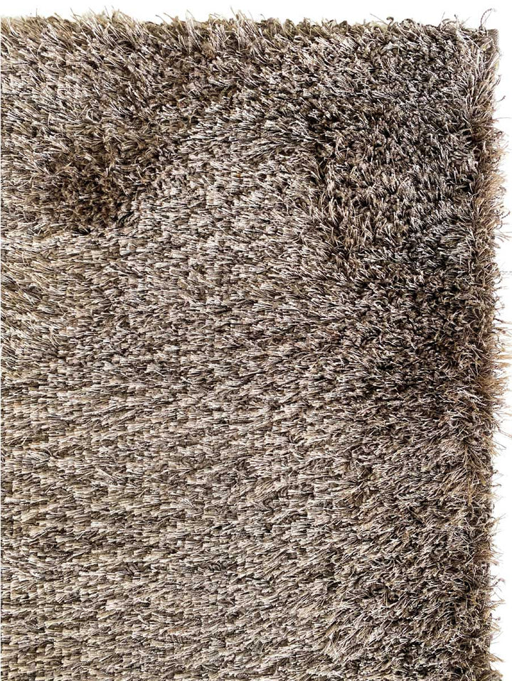 Beige Medium Pile Shaggy - Size: 5.3 x 7.7 - Imam Carpet Co. Home