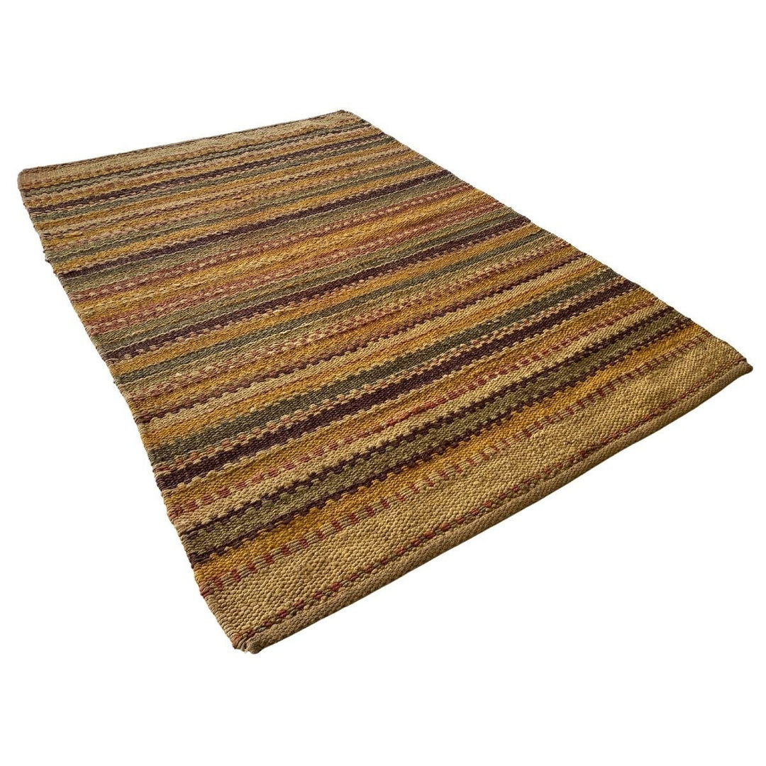 Bohemian Braided Jute Rug - Size: 6.4 x 4.4 - Imam Carpets - Online Shop