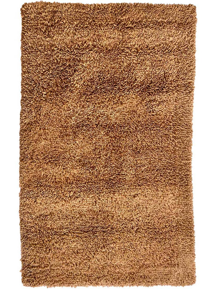 Camel Shaggy Rug - Size: 7 x 5 - Imam Carpet Co
