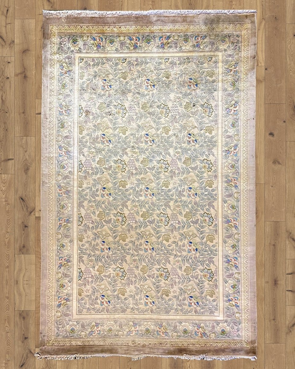 Chinese Pure Silk Rug - Size: 7.10 x 5.6 - Imam Carpets - Online Shop