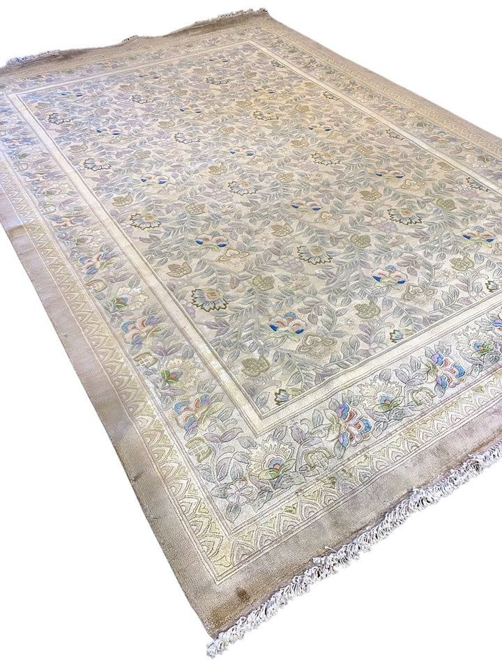 Chinese Pure Silk Rug - Size: 7.10 x 5.6 - Imam Carpets - Online Shop