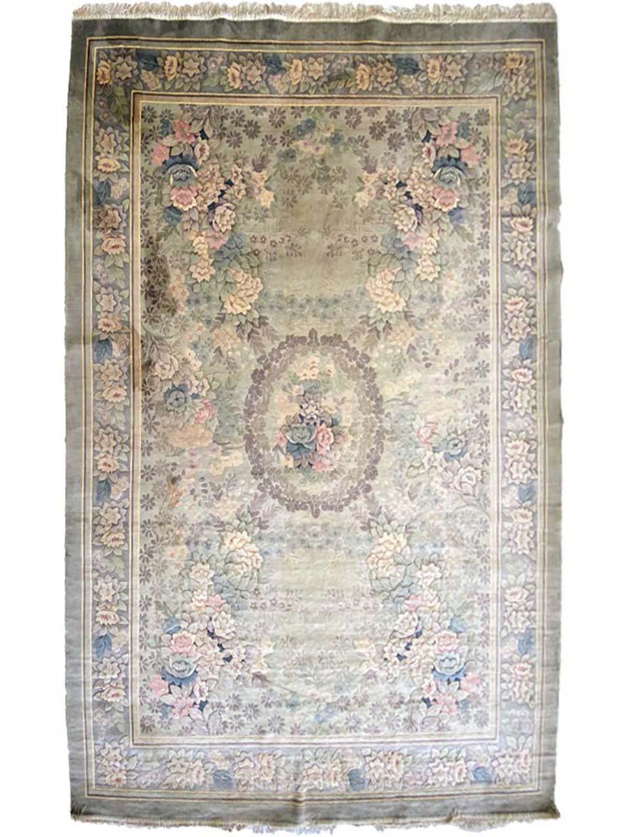 Chinese Silk Rug - Size: 9.10 x 7 - Imam Carpet Co