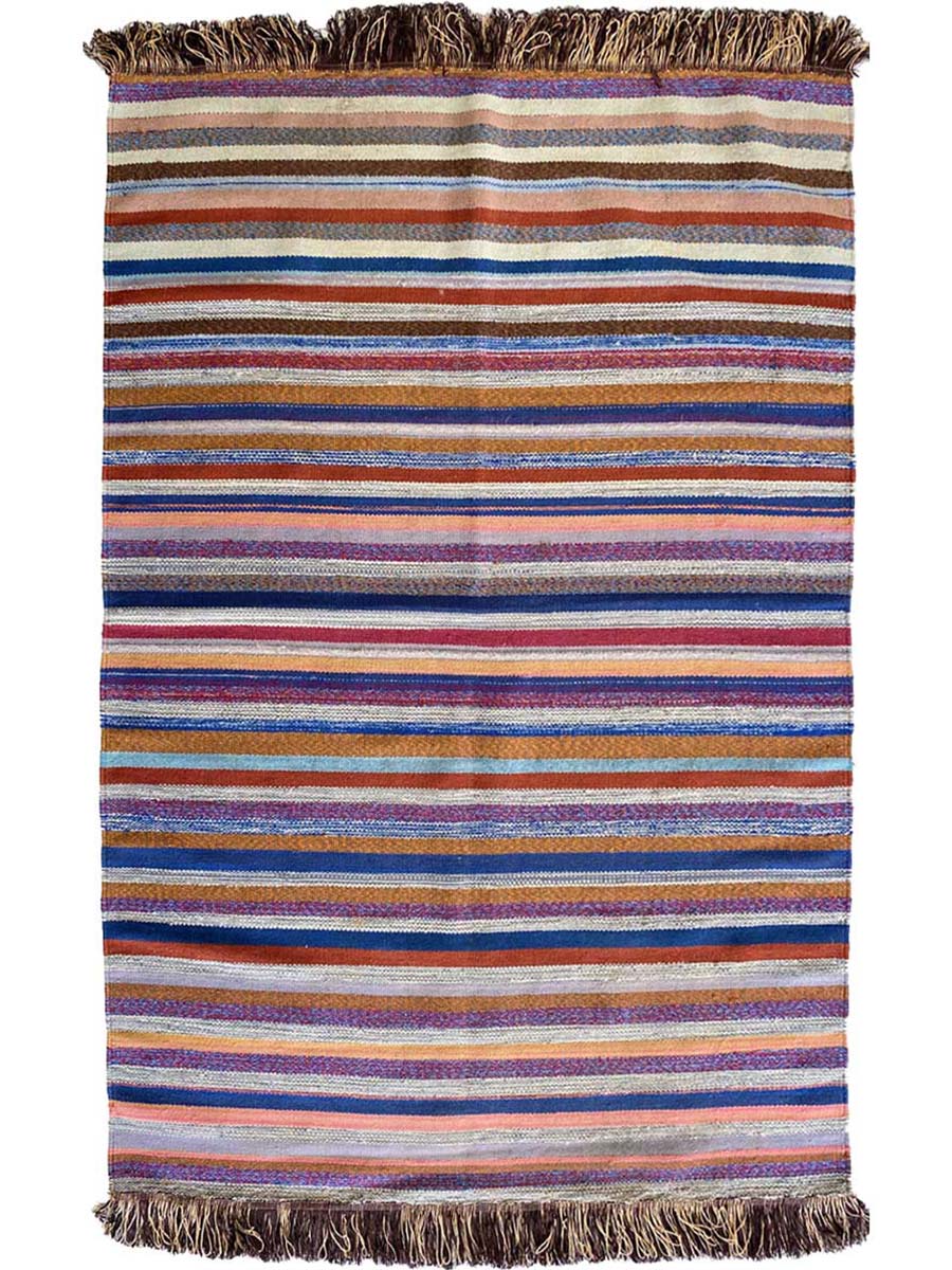 Colorful Stripe Rug - Size: 5.7 x 3.11 - Imam Carpet Co