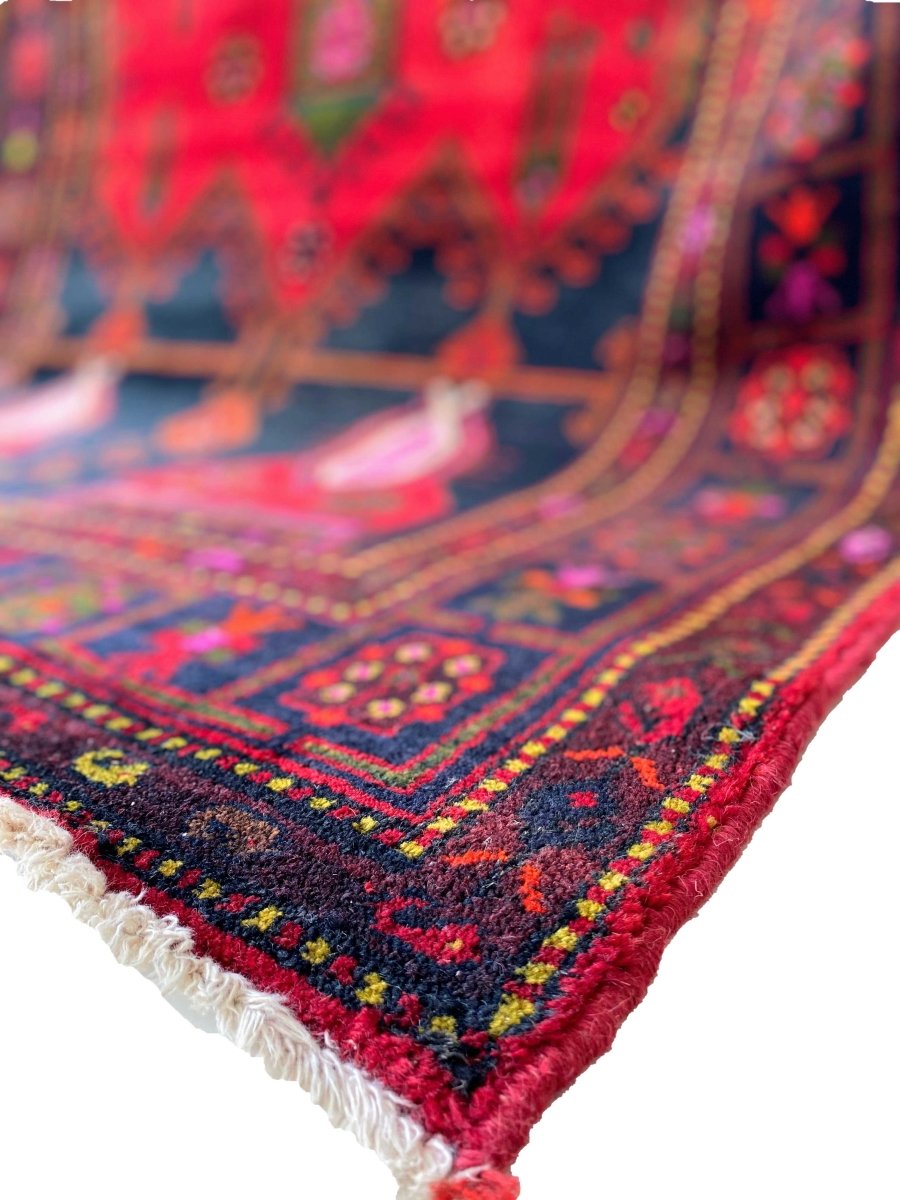 Colorful Tribal Rug - Size: 9.9 x 5.1 - Imam Carpets Online Store