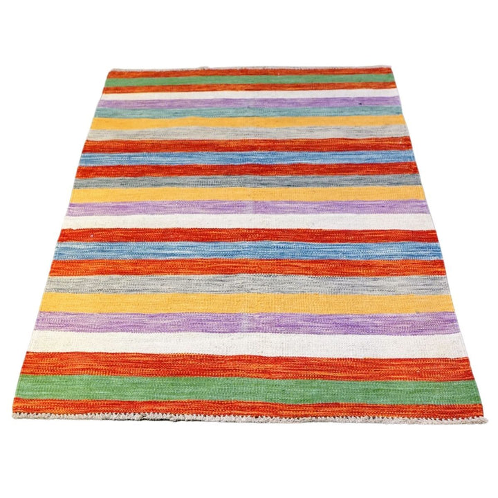 Colourful Bohemian Kilim - Size: 4.2 x 3 - Imam Carpets - Online Shop