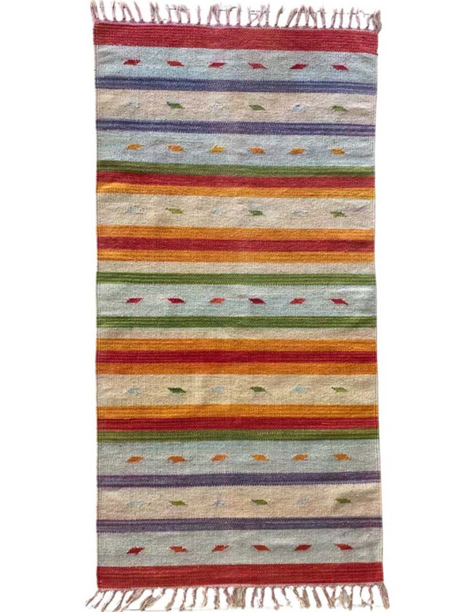 Colourful Stripes Rug - Size: 4.8 x 2.4 - Imam Carpet Co