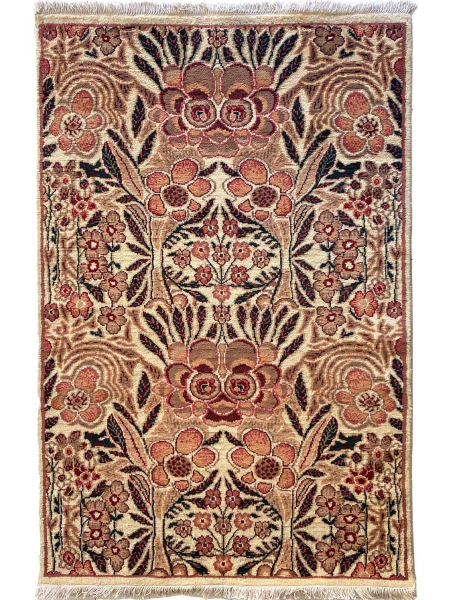 Floral Native Collage Fringe Rug - Size: 6.5 x 4 - Imam Carpet Co
