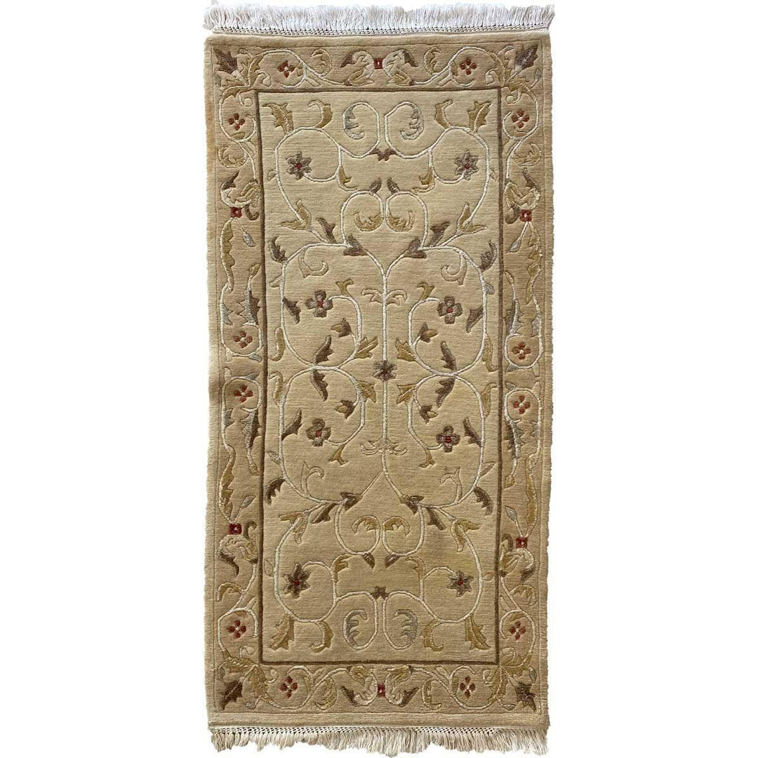 Gabbeh Silk Runner - Size: 4.8 x 2.5 - Imam Carpet Co. Home