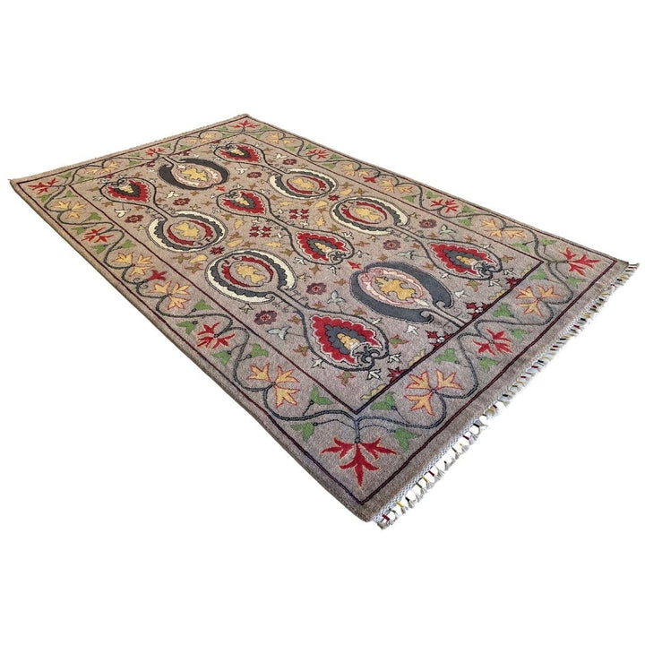 Gray Suzani Rug - Size: 8.7 x 5.4 - Imam Carpets - Online Shop