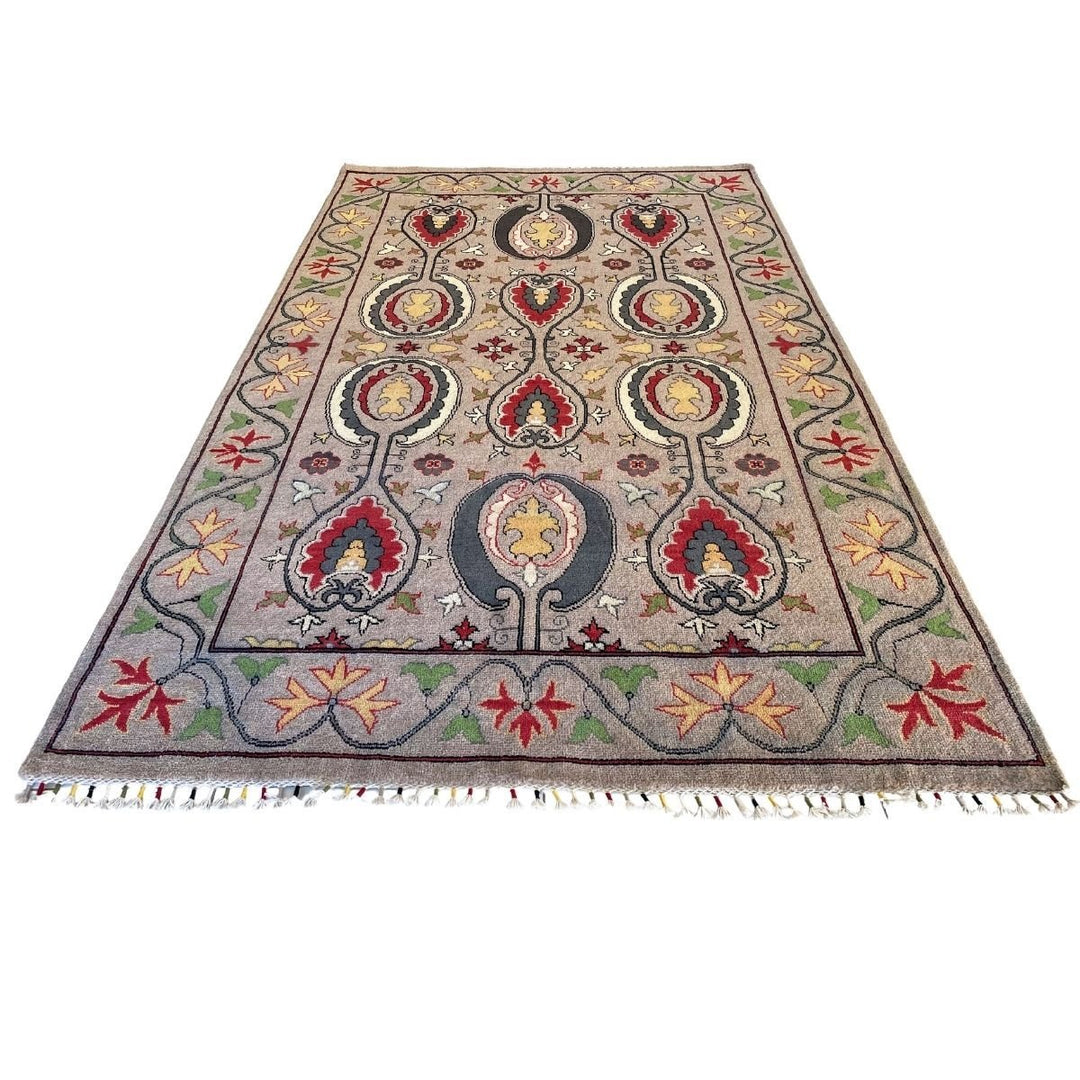 Gray Suzani Rug - Size: 8.7 x 5.4 - Imam Carpets - Online Shop