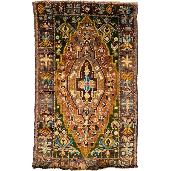 Handpainted Tribal Rug - Size: 4.5 x 2.9 - Imam Carpets Online Store