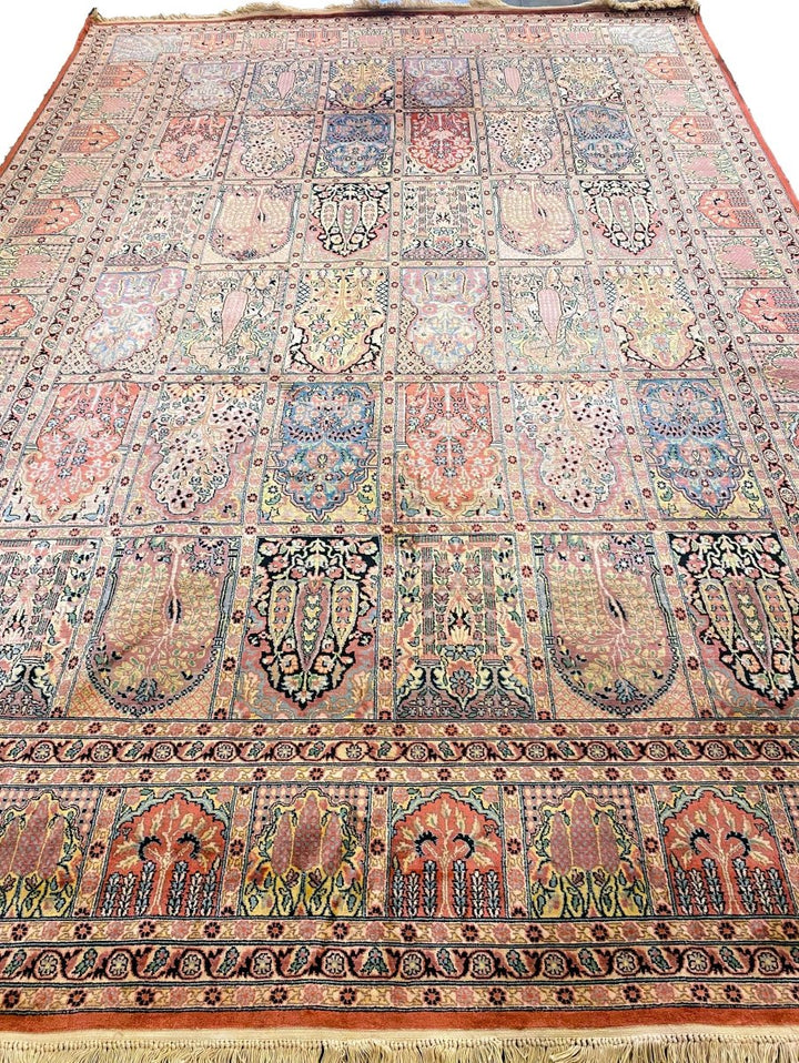 Kashmiri Silk - Size: 11.3 x 7.7 - Imam Carpets Online Store