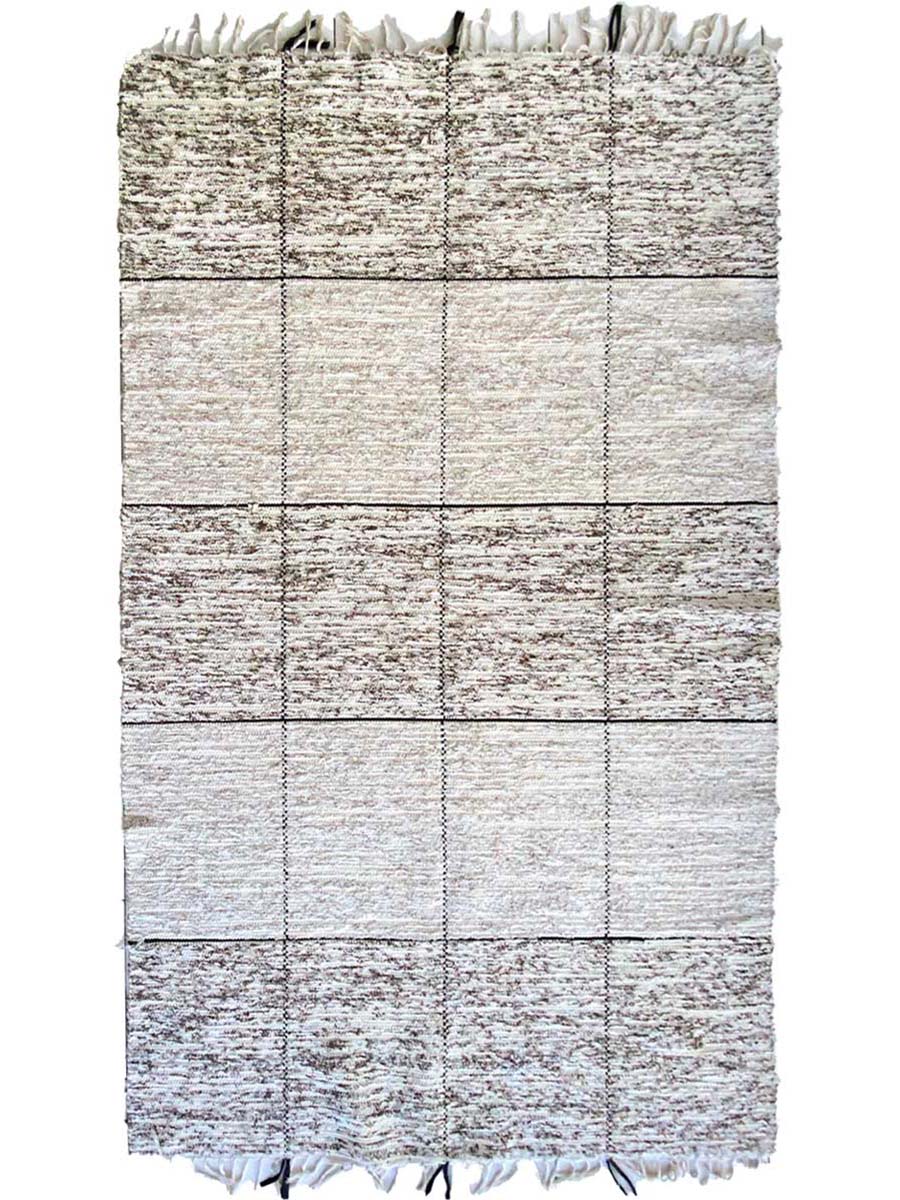 Modern Check Rug - Size: 7.8 x 5.1 - Imam Carpet Co