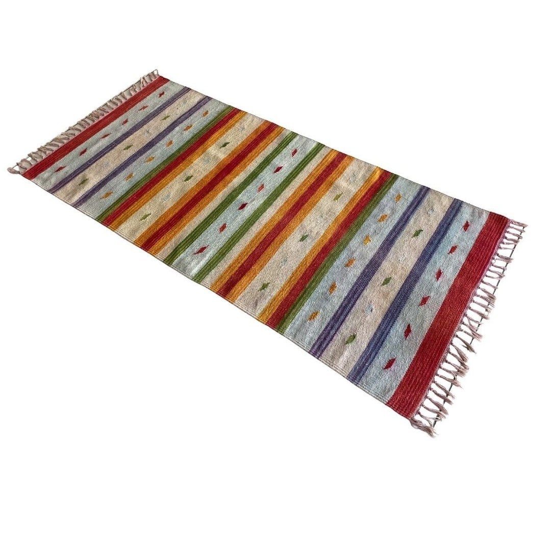 Modern Dhurrie - Size: 4.8 x 2.4 - Imam Carpets - Online Shop