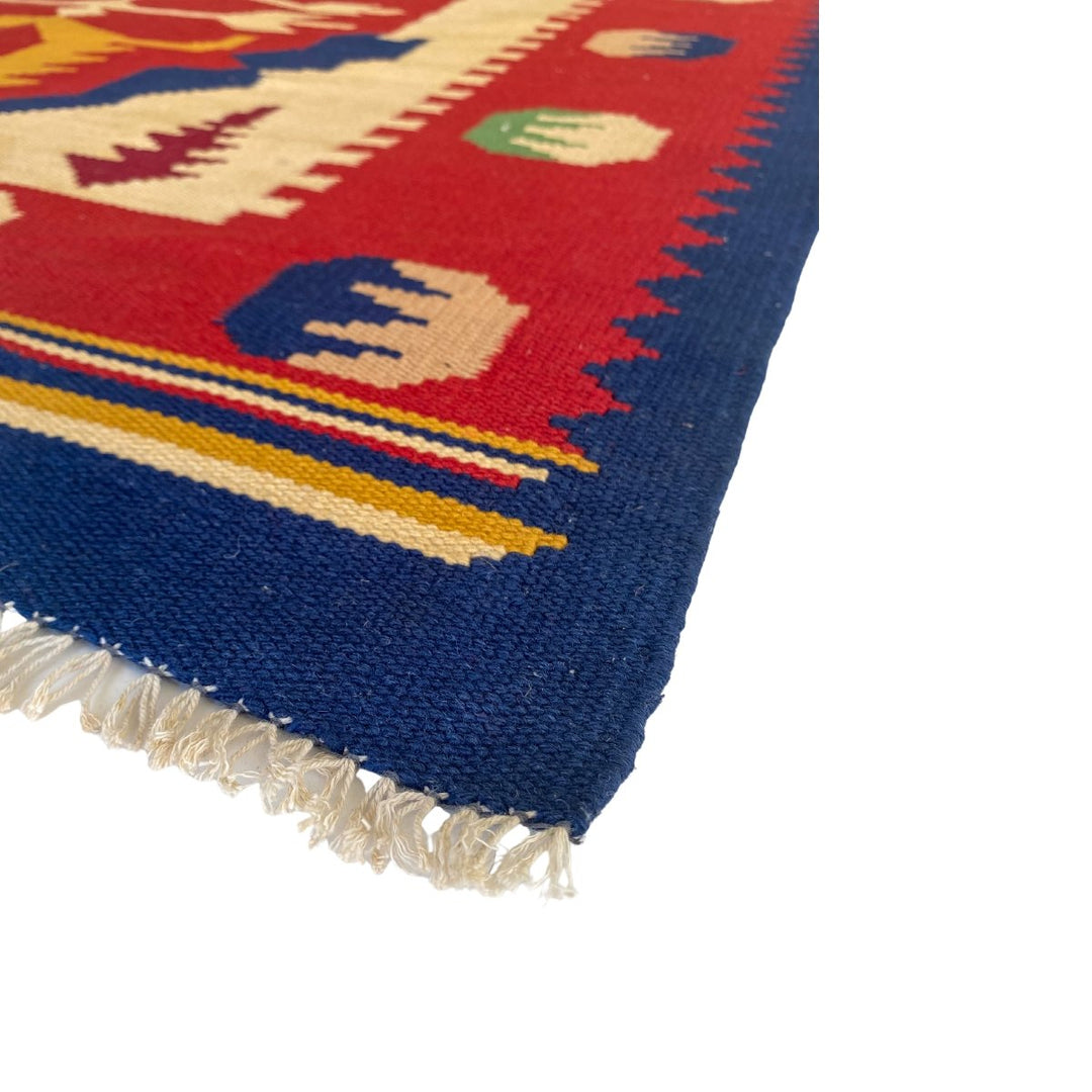 Modern Turkish Kilim - Size: 5.11 x 3.11 - Imam Carpets - Online Shop