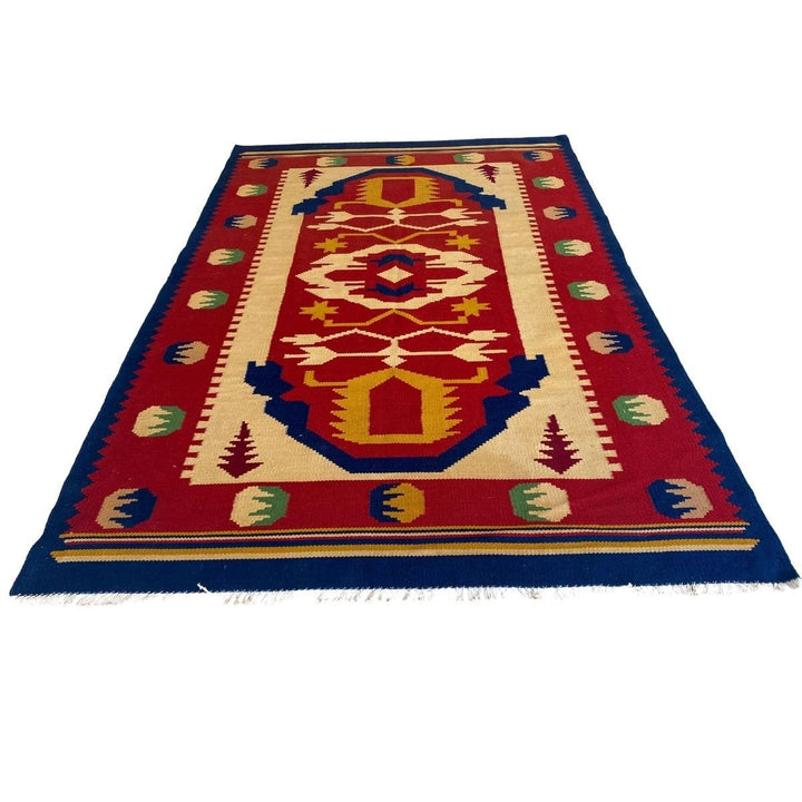 Modern Turkish Kilim - Size: 5.11 x 3.11 - Imam Carpets - Online Shop