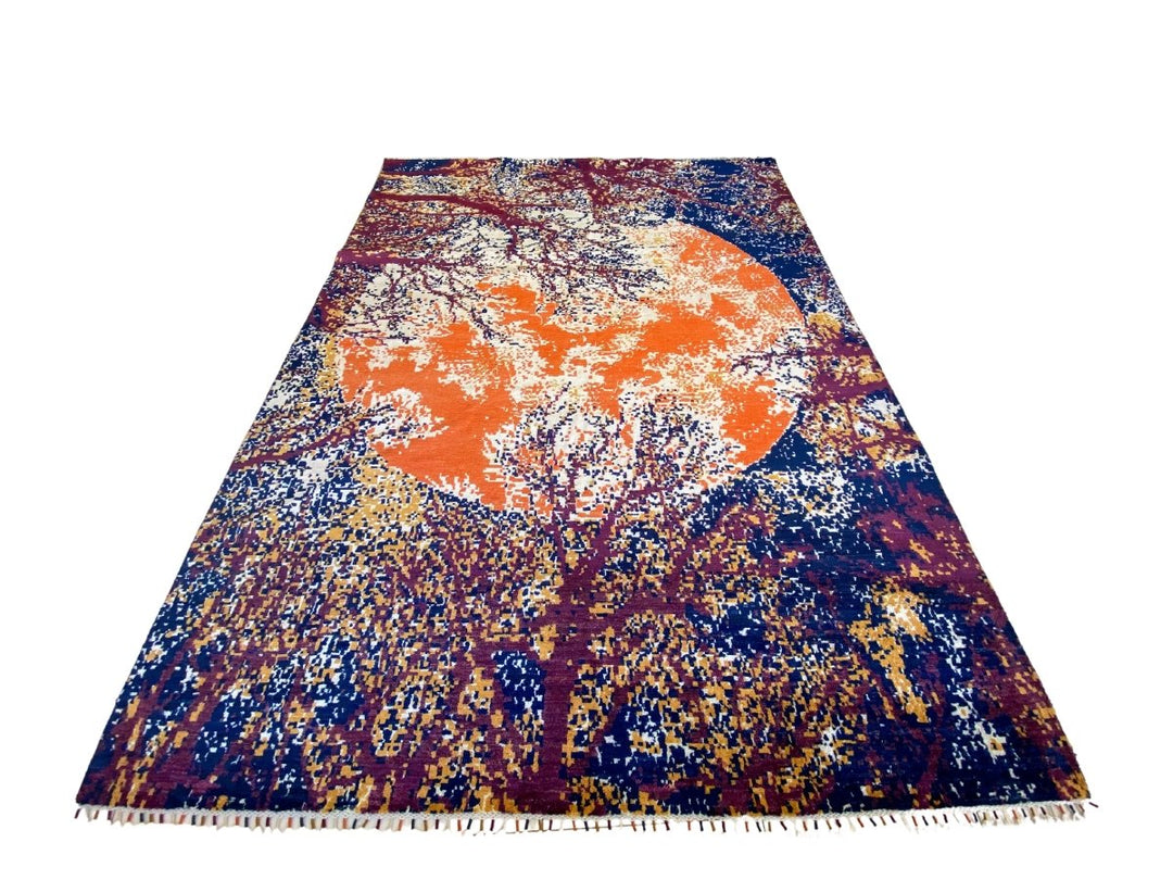 MoonTree Abstract Rug - Size: 10.7 x 8 - Imam Carpet Co. Home