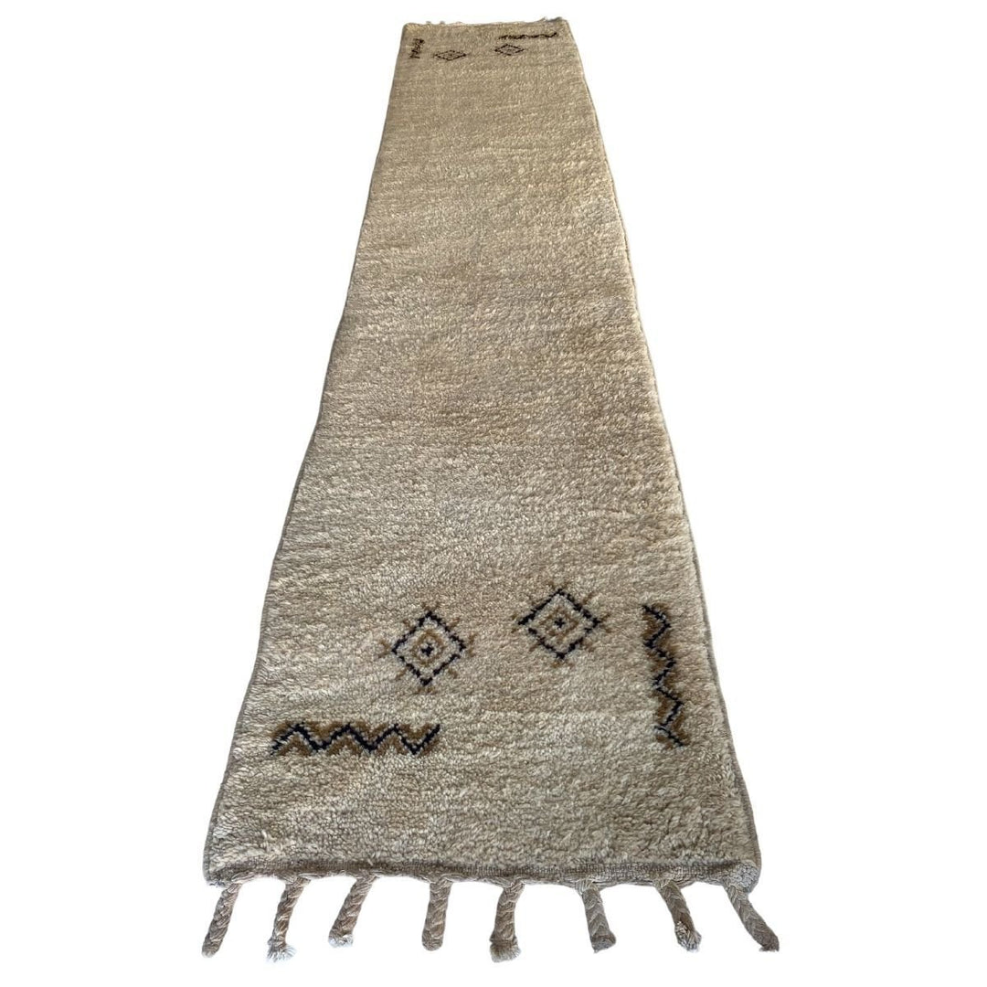 Moroccan Shag Rug - Size: 10.9 x 2.2 (Runner) - Imam Carpets - Online Shop