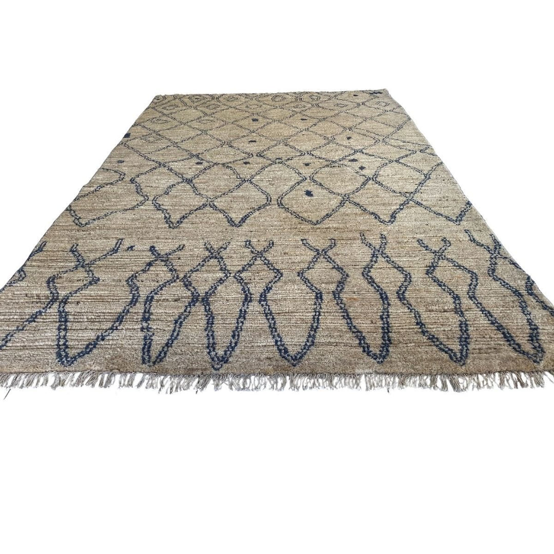 Moroccan Wool Shag Rug - Size: 9 x 6 - Imam Carpets - Online Shop