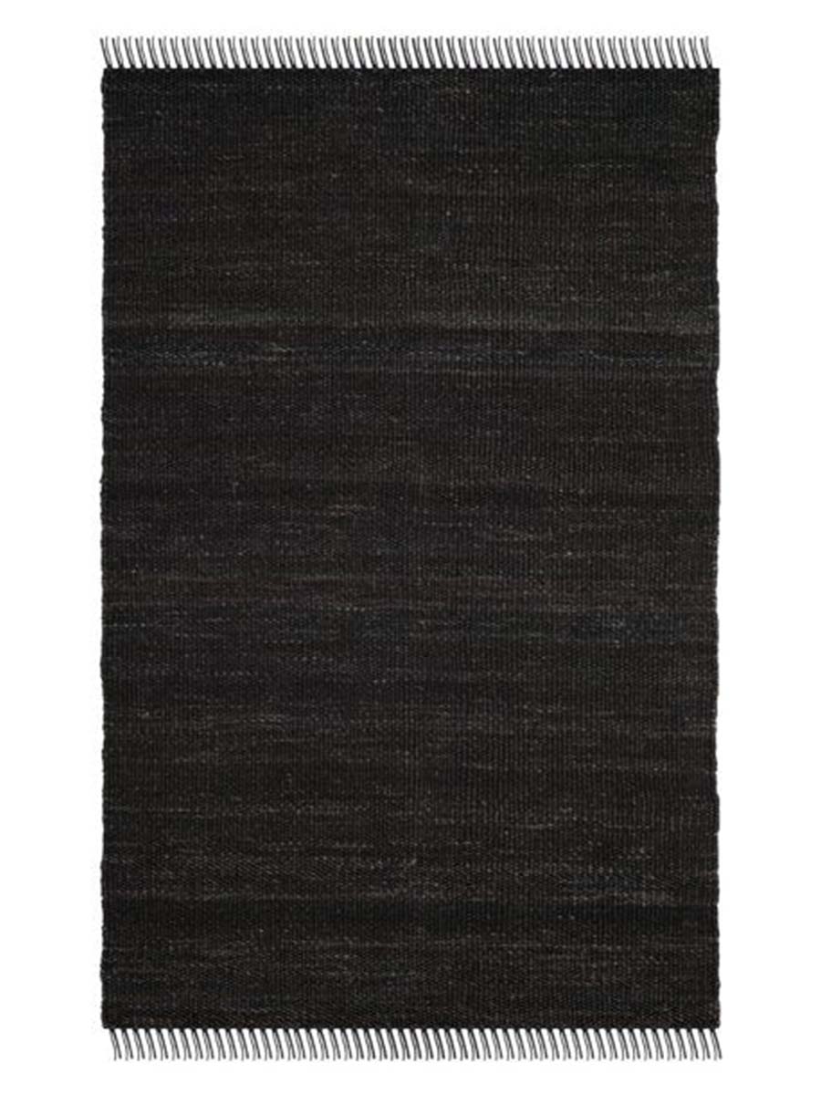 Natural Black Braided Jute Rug - Size: 8.7 x 5.1 - Imam Carpet Co