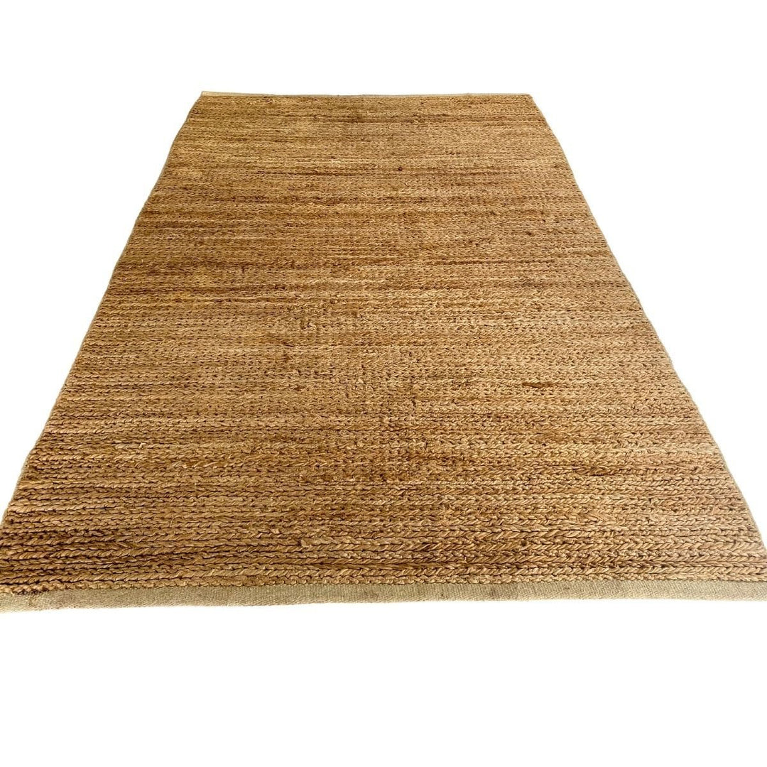 Natural Braided Jute Rug - Size: 4.10 x 3.11 - Imam Carpets - Online Shop