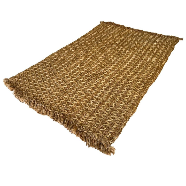 Natural Braided Jute Rug - Size: 7.9 x 4.11 - Imam Carpets - Online Shop