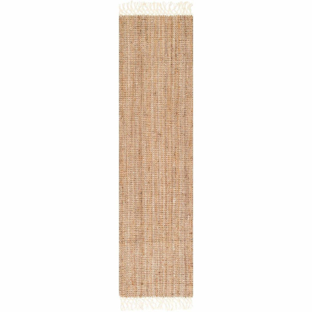 Natural Chunky Jute Runner - Size: 8.2 x 2.6 - Imam Carpets Online Store