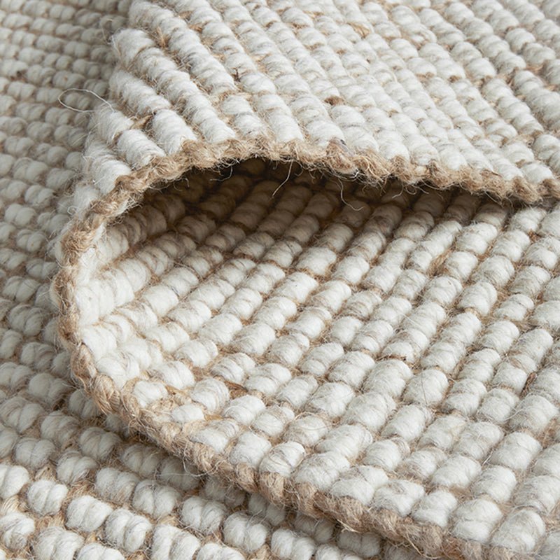 Natural Cream Braided Jute Rug - Size: 12.1 x 9 - Imam Carpets Online Store