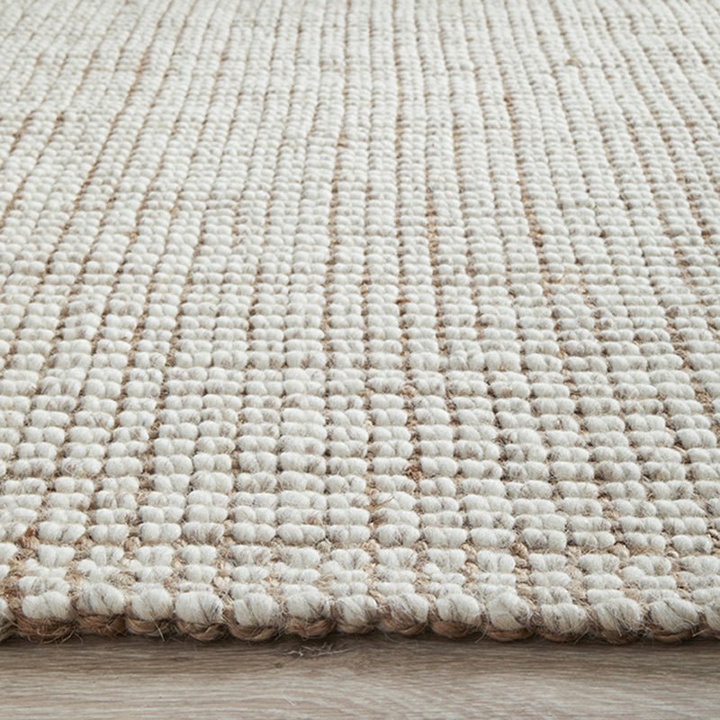 Natural Cream Braided Jute Rug - Size: 12.1 x 9 - Imam Carpets Online Store