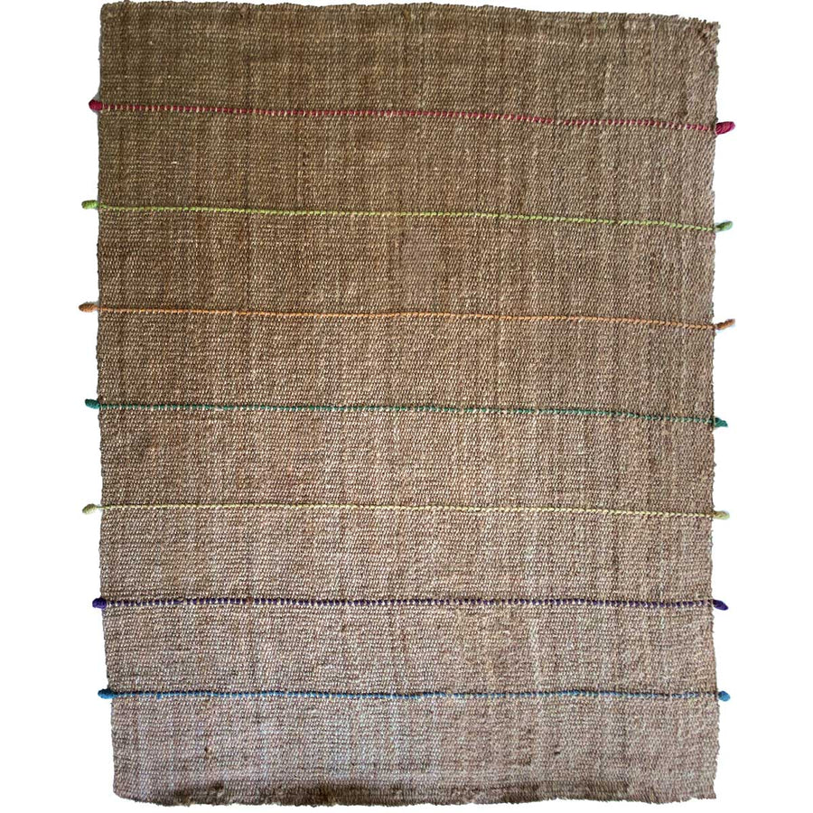 Natural Flatwoven Jute Rug - Size: 10.3 x 8.1 - Imam Carpets - Online Shop