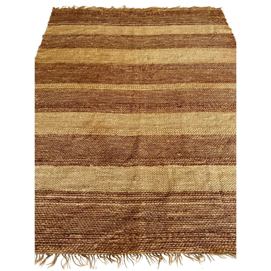 Natural Jute Tasseled Rug - Size: 7.7 x 6 - Imam Carpets - Online Shop