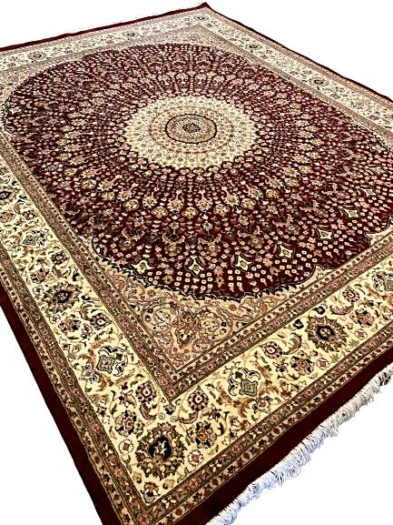 Pakistani - 10 x 8.1 - Persian Design Double Knot Carpet - Imam Carpets - Online Shop