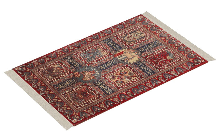 Pakistani - 3 x 2 - Persian Design Double Knot Carpet - Imam Carpets - Online Shop