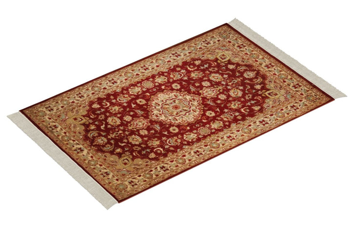 Pakistani - 3 x 5 - Persian Design Double Knot Carpet - Imam Carpets - Online Shop