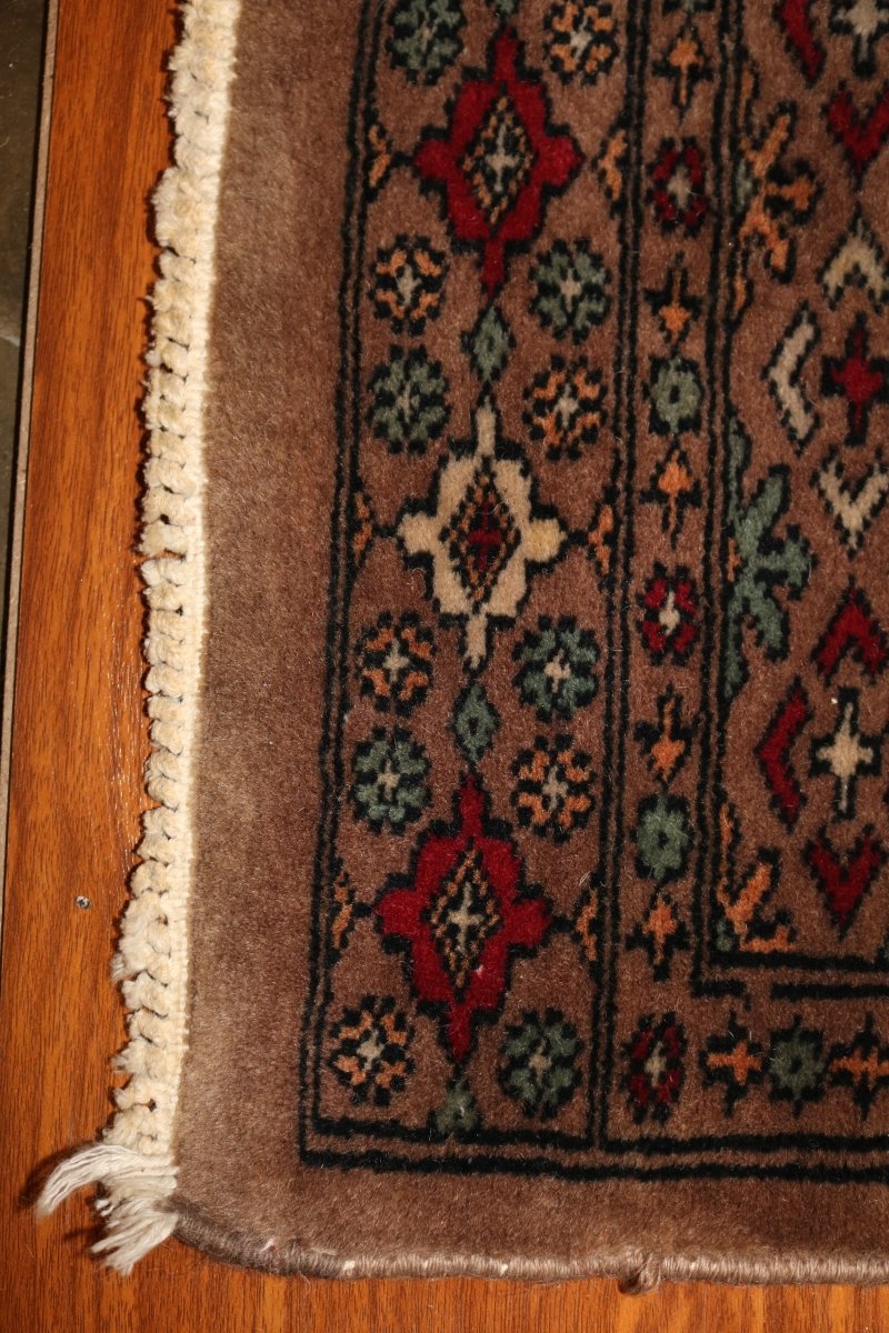 Pakistani - 3.11 x 2.7- Persian Design Single Knot Carpet - Imam Carpets - Online Shop